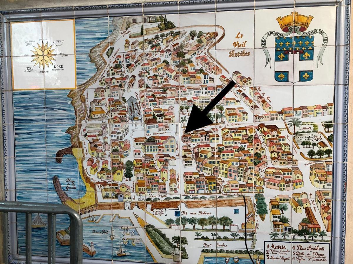 Duplex Fontaine - Appartement Duplex Coeur Vieil Antibes Old City Marche Provencal מראה חיצוני תמונה